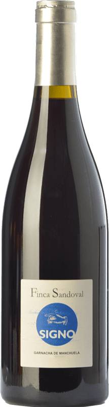 17,95 € | Red wine Finca Sandoval Signo Garnacha Crianza D.O. Manchuela Castilla la Mancha Spain Grenache, Grenache Tintorera Bottle 75 cl