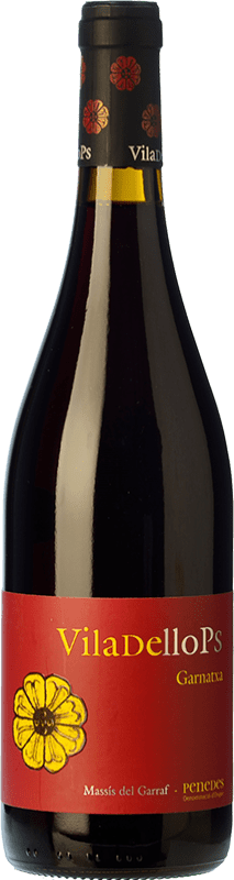 7,95 € Free Shipping | Red wine Finca Viladellops Garnatxa Joven D.O. Penedès Catalonia Spain Grenache Bottle 75 cl