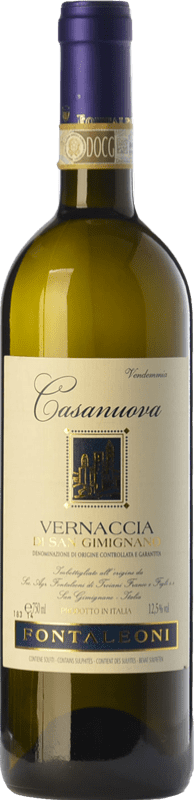 15,95 € Free Shipping | White wine Fontaleoni Casa Nuova D.O.C.G. Vernaccia di San Gimignano Tuscany Italy Vernaccia Bottle 75 cl