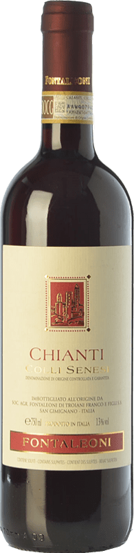 Бесплатная доставка | Красное вино Fontaleoni Colli Senesi D.O.C.G. Chianti Тоскана Италия Sangiovese — Санджовезе 75 cl