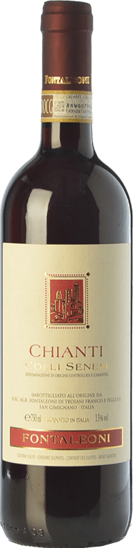 10,95 € Spedizione Gratuita | Vino rosso Fontaleoni Colli Senesi D.O.C.G. Chianti