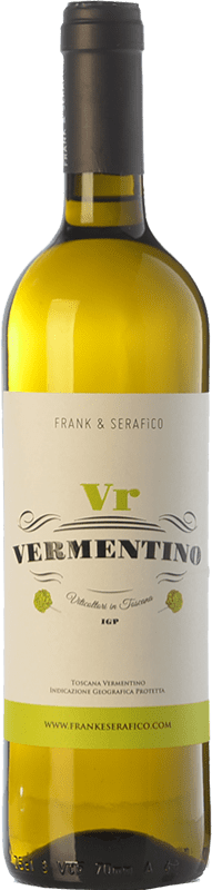 Envío gratis | Vino blanco Frank & Serafico Vr I.G.T. Toscana Toscana Italia Vermentino 75 cl