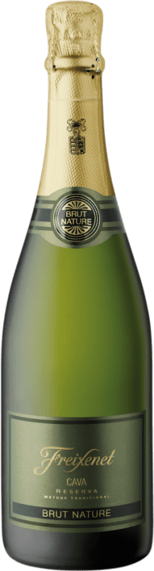 Envoi gratuit | Vin Mousseux Blanc Freixenet Brut Nature Réserve D.O. Cava Catalogne Espagne Macabeo — Macabeu, Xarel·lo, Parellada 75 cl