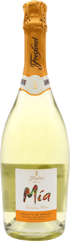 Бесплатная доставка | Белое игристое Freixenet Mía Sparkling сладкий D.O. Penedès Каталония Испания Muscat 75 cl