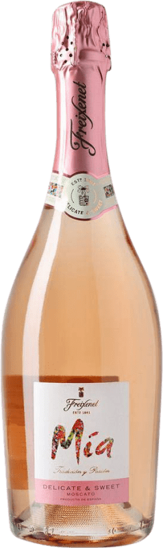 Envoi gratuit | Rosé mousseux Freixenet Mía Sparkling Moscato Rosé Doux D.O. Penedès Catalogne Espagne Tempranillo, Muscat 75 cl