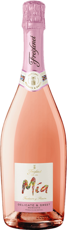 9,95 € Envío gratis | Espumoso rosado Freixenet Mía Sparkling Moscato Rosé Dulce D.O. Penedès