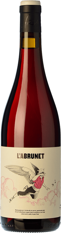 9,95 € Free Shipping | Red wine Frisach L'Abrunet Negre Joven D.O. Terra Alta Catalonia Spain Grenache, Carignan Bottle 75 cl