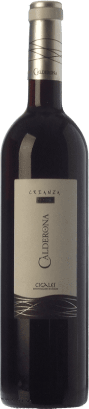 11,95 € | Red wine Frutos Villar Calderona Aged D.O. Cigales Castilla y León Spain Tempranillo Bottle 75 cl