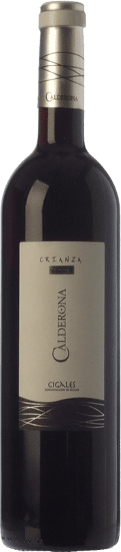 6,95 € Free Shipping | Red wine Frutos Villar Calderona Crianza D.O. Cigales Castilla y León Spain Tempranillo Bottle 75 cl