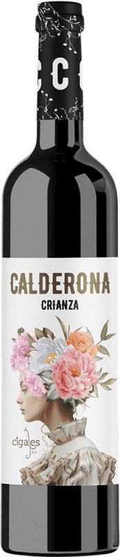 Envio grátis | Vinho Tinto Frutos Villar Calderona Crianza D.O. Cigales Castela e Leão Espanha Tempranillo 75 cl