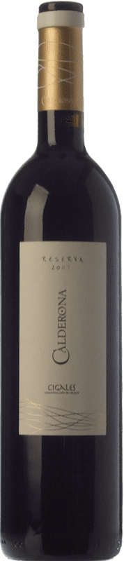 Free Shipping | Red wine Frutos Villar Calderona Reserve D.O. Cigales Castilla y León Spain Tempranillo 75 cl