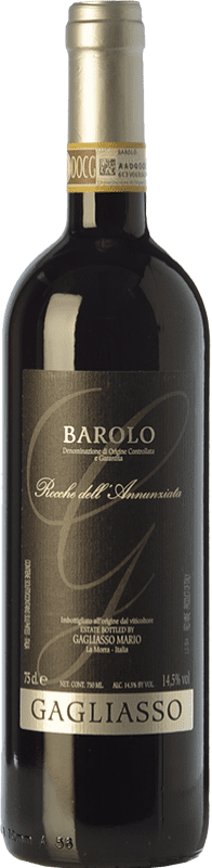 Бесплатная доставка | Красное вино Gagliasso Rocche dell'Annunziata D.O.C.G. Barolo Пьемонте Италия Nebbiolo — Неббиоло 75 cl