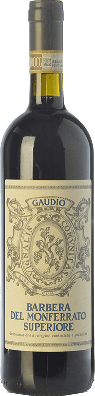 16,95 € | Red Wine Gaudio Superior D.O.C. Barbera del Monferrato Piemonte Italy Barbera, Freisa 75 cl