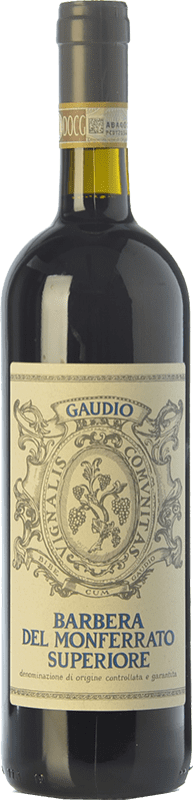 13,95 € | Red wine Gaudio Superiore D.O.C. Barbera del Monferrato Piemonte Italy Barbera, Freisa 75 cl