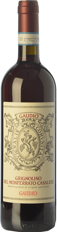 11,95 € Spedizione Gratuita | Vino rosso Gaudio D.O.C. Grignolino del Monferrato Casalese