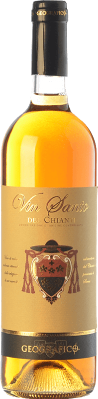 23,95 € | Sweet wine Geografico D.O.C. Vin Santo del Chianti Tuscany Italy Trebbiano Toscano, Malvasia Del Chianti Bottle 75 cl