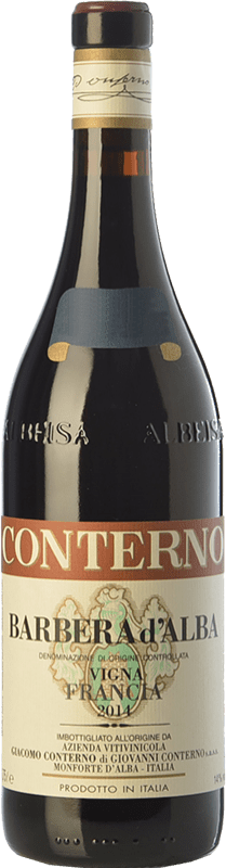66,95 € | Vinho tinto Giacomo Conterno Vigna Francia D.O.C. Barbera d'Alba Piemonte Itália Barbera 75 cl