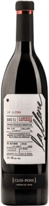 32,95 € | Red wine Clos Pons La Llena D.O. Costers del Segre Catalonia Spain Cabernet Sauvignon Bottle 75 cl