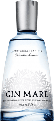 Genièvre Gin Global Premium Mare Mediterranean — Méditerranéenne 70 cl Olive, Basil — Basilic, Rosemary — Romarin