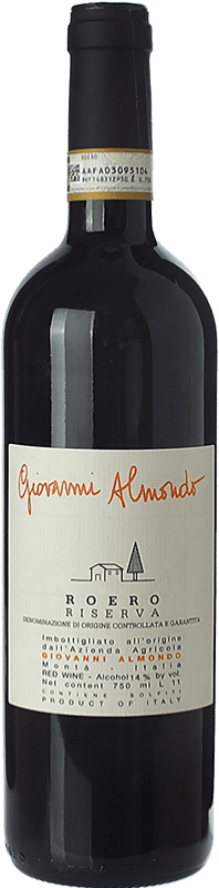 24,95 € | Red wine Giovanni Almondo Riserva Reserva D.O.C.G. Roero Piemonte Italy Nebbiolo Bottle 75 cl
