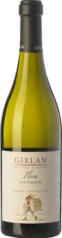 18,95 € Free Shipping | White wine Girlan Sauvignon Flora D.O.C. Alto Adige Trentino-Alto Adige Italy Sauvignon White Bottle 75 cl