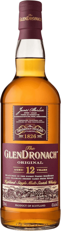 Free Shipping | Whisky Single Malt Glendronach Highlands United Kingdom 12 Years 70 cl