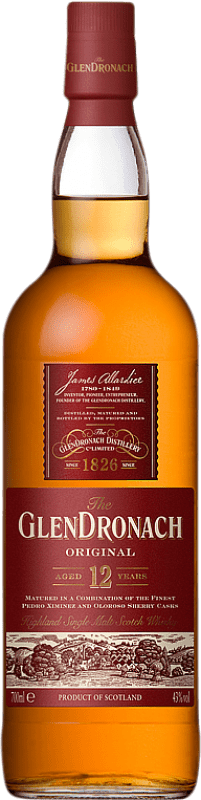 Kostenloser Versand | Whiskey Single Malt Glendronach Hochland Großbritannien 12 Jahre 70 cl