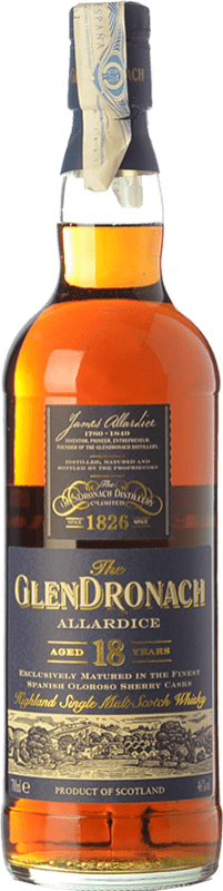 104,95 € Free Shipping | Single Malt Whisky Glendronach Allardice 18 Years