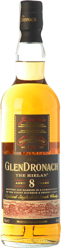 32,95 € Бесплатная доставка | Односолодовый виски Glendronach 8 The Hielan