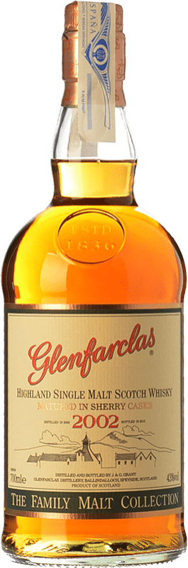 免费送货 | 威士忌单一麦芽威士忌 Glenfarclas The Vintage 斯佩塞 英国 70 cl