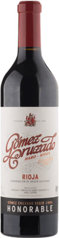 31,95 € Free Shipping | Red wine Gómez Cruzado Honorable Reserva D.O.Ca. Rioja The Rioja Spain Tempranillo, Grenache, Graciano, Mazuelo, Viura Bottle 75 cl