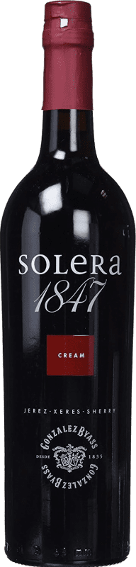 送料無料 | 強化ワイン González Byass Solera 1847 甘い D.O. Jerez-Xérès-Sherry アンダルシア スペイン Palomino Fino, Pedro Ximénez 75 cl