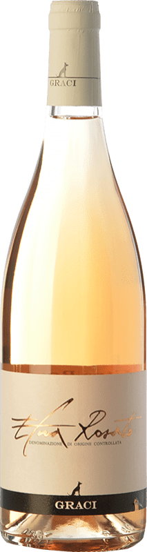 18,95 € | Rosé wine Graci Rosato D.O.C. Etna Sicily Italy Nerello Mascalese Bottle 75 cl