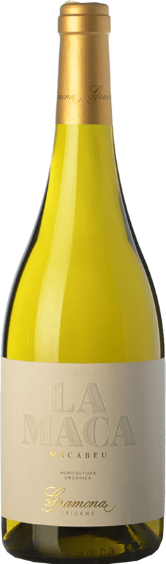 19,95 € Spedizione Gratuita | Vino Bianco Gramona La Maca Crianza — Invecchiato in Botte D.O. Penedès Eco — Biologico