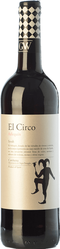 5,95 € | Red wine Grandes Vinos El Circo Arlequín Joven D.O. Cariñena Aragon Spain Syrah Bottle 75 cl