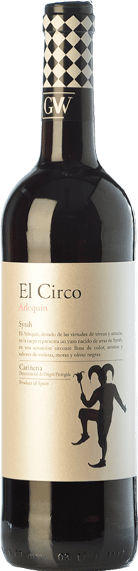 Free Shipping | Red Wine Grandes Vinos El Circo Arlequín Young D.O. Cariñena Aragon Spain Syrah — Shiraz 75 cl