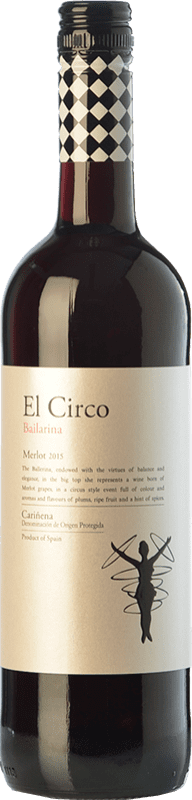 4,95 € | Красное вино Grandes Vinos El Circo Bailarina молодое D.O. Cariñena Арагон Испания Merlot — Мерло 75 cl