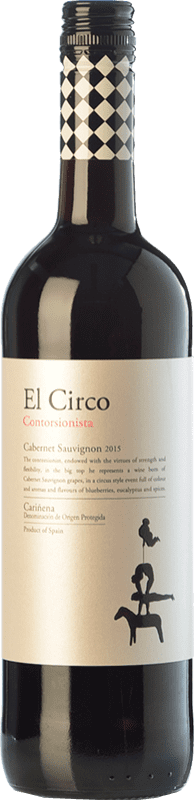 Envio grátis | Vinho tinto Grandes Vinos El Circo Contorsionista Jovem D.O. Cariñena Aragão Espanha Cabernet Sauvignon 75 cl