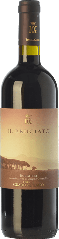 32,95 € | Red wine Guado al Tasso Il Bruciato D.O.C. Bolgheri Tuscany Italy Merlot, Syrah, Cabernet Sauvignon 75 cl