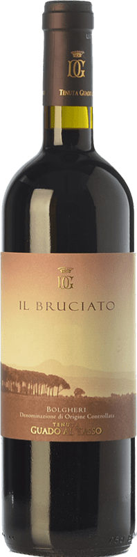 18,95 € | Red wine Guado al Tasso Il Bruciato D.O.C. Bolgheri Tuscany Italy Merlot, Syrah, Cabernet Sauvignon Bottle 75 cl