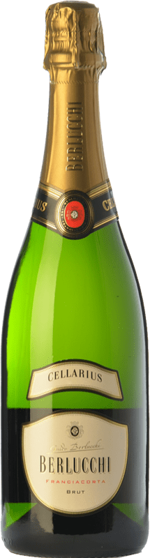 免费送货 | 白起泡酒 Berlucchi Cellarius Brut — 起泡酒 干型 D.O.C.G. Franciacorta 伦巴第 意大利 Pinot Noir — 黑皮诺, Chardonnay — 莎当妮 75 cl