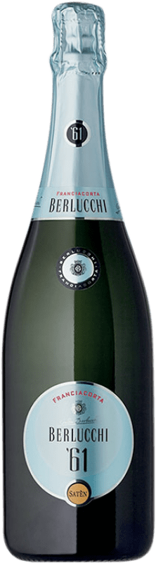 Envoi gratuit | Vin Mousseux Blanc Berlucchi Satèn '61 D.O.C.G. Franciacorta Lombardia Italie Chardonnay 75 cl