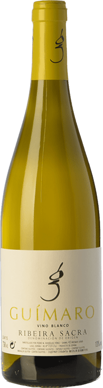 16,95 € Free Shipping | White wine Guímaro D.O. Ribeira Sacra Galicia Spain Torrontés, Godello, Loureiro, Treixadura, Albariño Bottle 75 cl