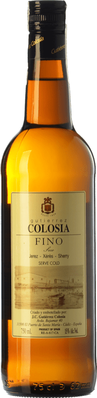 7,95 € Free Shipping | Fortified wine Gutiérrez Colosía Fino D.O. Manzanilla-Sanlúcar de Barrameda