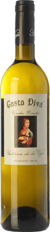 9,95 € | White wine Gutiérrez de la Vega Casta Diva Cosecha Dorada D.O. Alicante Valencian Community Spain Muscat of Alexandria Bottle 75 cl