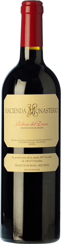 免费送货 | 红酒 Hacienda Monasterio 岁 D.O. Ribera del Duero 卡斯蒂利亚莱昂 西班牙 Tempranillo, Merlot, Cabernet Sauvignon 75 cl