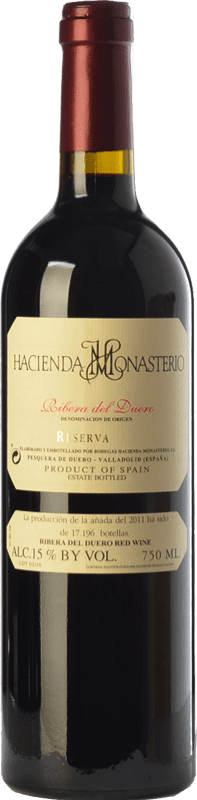 84,95 € 免费送货 | 红酒 Hacienda Monasterio 预订 D.O. Ribera del Duero