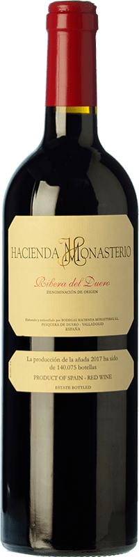 87,95 € | Red wine Hacienda Monasterio Aged D.O. Ribera del Duero Castilla y León Spain Tempranillo, Merlot, Cabernet Sauvignon, Malbec Magnum Bottle 1,5 L