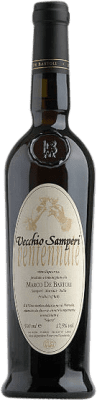 Free Shipping | Fortified wine Marco de Bartoli Vecchio Samperi Ventennali D.O.C. Marsala Sicily Italy Grillo Medium Bottle 50 cl