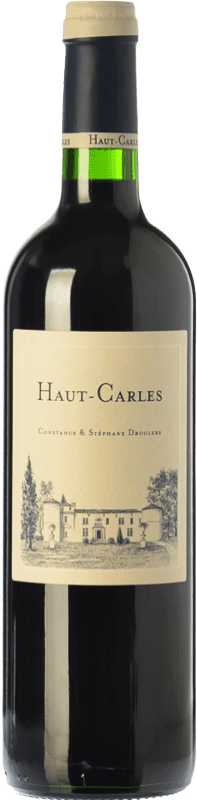 34,95 € Free Shipping | Red wine Château Haut-Carles Crianza A.O.C. Fronsac Bordeaux France Merlot, Cabernet Franc, Malbec Bottle 75 cl